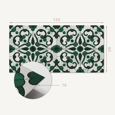 Panneau mural Ornements végétaux de style classique