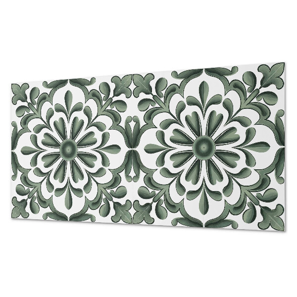 Panneau décoratif mural Un motif végétal dans un cercle