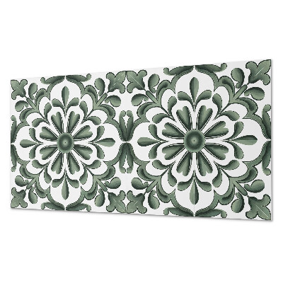 Panneau décoratif mural Un motif végétal dans un cercle