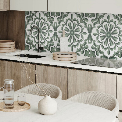 Panneau décoratif mural Un motif végétal dans un cercle