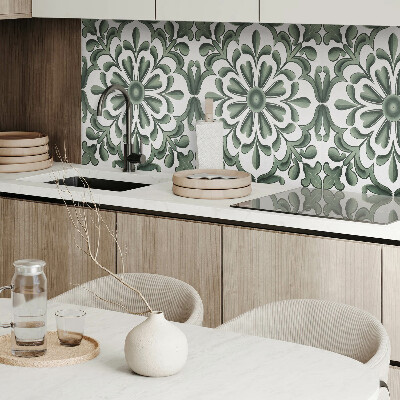 Panneau décoratif mural Un motif végétal dans un cercle