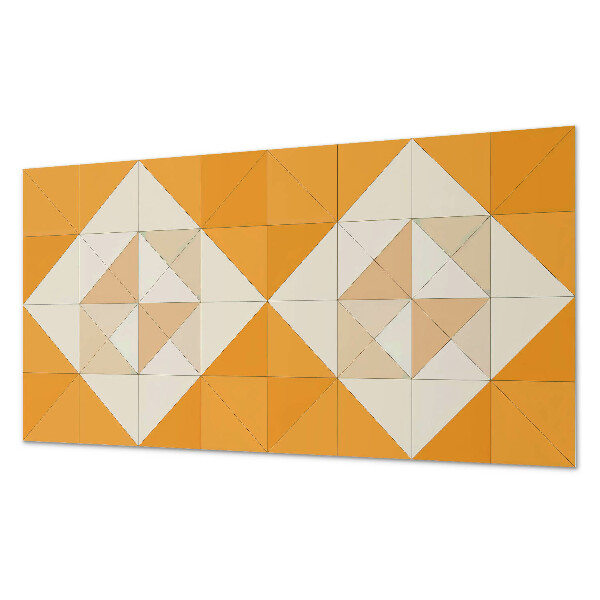 Panneau mural Un motif en losange sous une forme géométrique