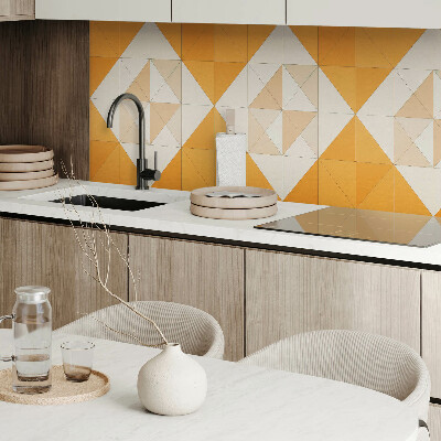 Panneau mural Un motif en losange sous une forme géométrique