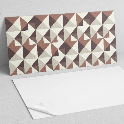 Panneau mural Triangles abstraits dans un style géométrique
