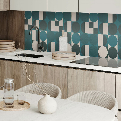 Panneau décoratif mural Formes et formes dans un style géométrique