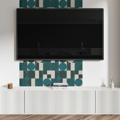 Panneau décoratif mural Formes et formes dans un style géométrique