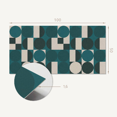 Panneau décoratif mural Formes et formes dans un style géométrique