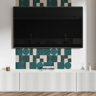 Panneau décoratif mural Formes et formes dans un style géométrique