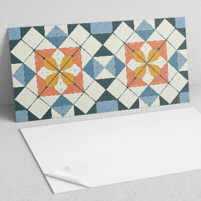 Rev?tement mural Motif floral aux formes géométriques