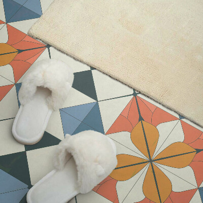 Rev?tement mural Motif floral aux formes géométriques