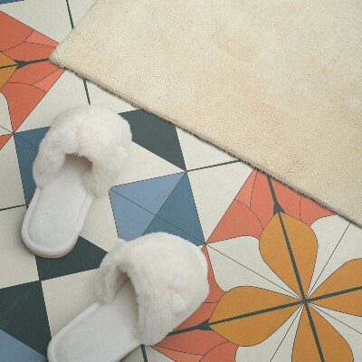 Rev?tement mural Motif floral aux formes géométriques