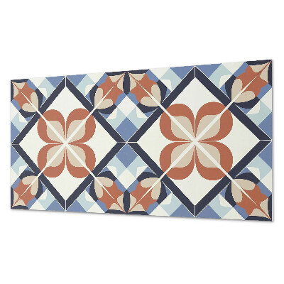 Panneau décoratif mural Motif floral aux formes symétriques