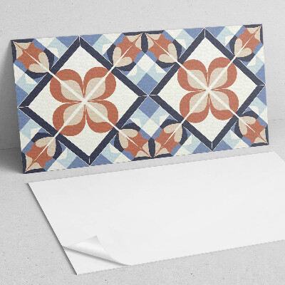 Panneau décoratif mural Motif floral aux formes symétriques