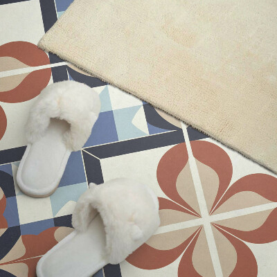 Panneau décoratif mural Motif floral aux formes symétriques