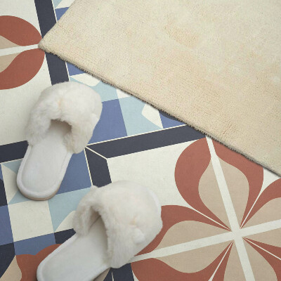 Panneau décoratif mural Motif floral aux formes symétriques