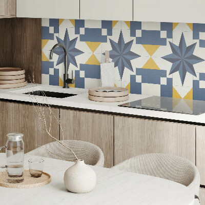 Panneau mural Formes d'étoiles géométriques