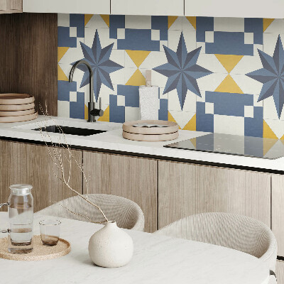 Panneau mural Formes d'étoiles géométriques