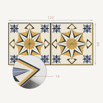 Rev?tement mural Mod?le de boussole avec des étoiles