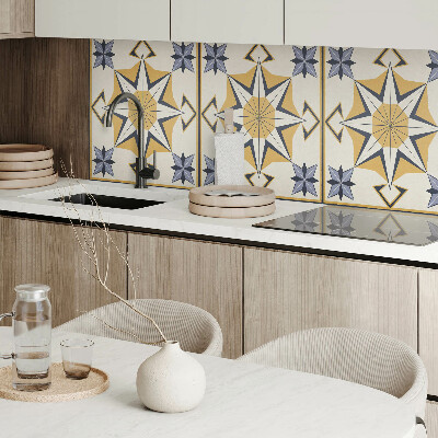 Rev?tement mural Mod?le de boussole avec des étoiles