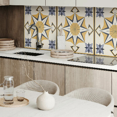 Rev?tement mural Mod?le de boussole avec des étoiles