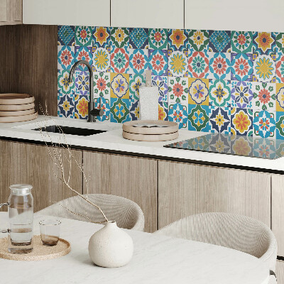 Panneau mural Compositions florales et géométriques