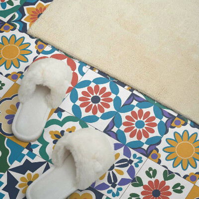 Panneau mural Compositions florales et géométriques