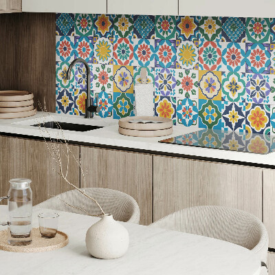 Panneau mural Compositions florales et géométriques