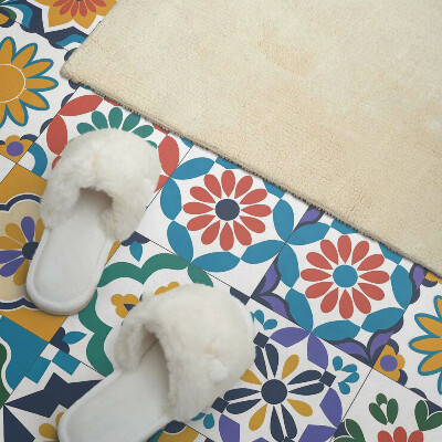 Panneau mural Compositions florales et géométriques