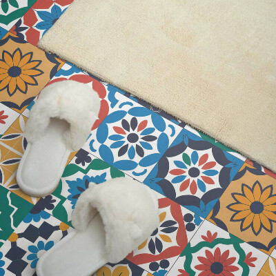 Panneau décoratif mural Motifs de mosa?que dans un arrangement harmonieux