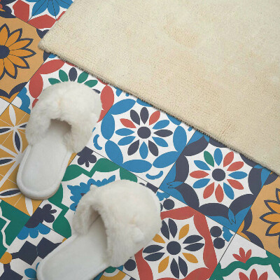 Panneau décoratif mural Motifs de mosa?que dans un arrangement harmonieux