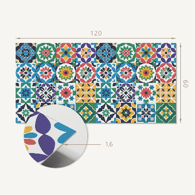 Rev?tement mural Grilles de mosa?que dans un style graphique