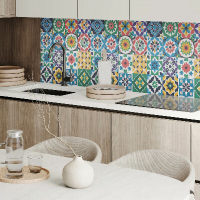 Rev?tement mural Grilles de mosa?que dans un style graphique