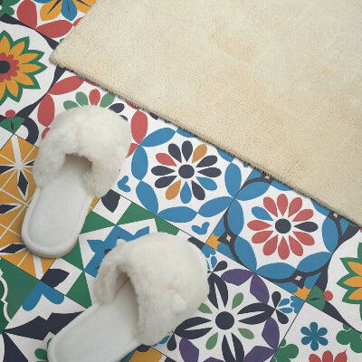 Rev?tement mural Grilles de mosa?que dans un style graphique