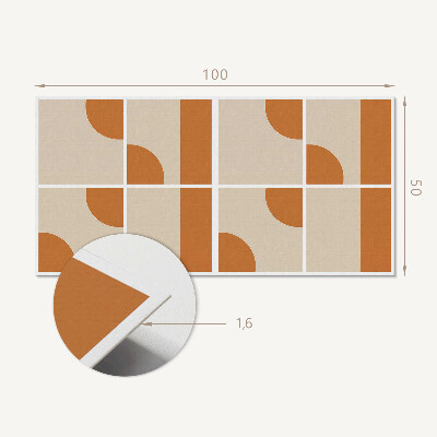 Panneau décoratif mural Formes géométriques abstraites