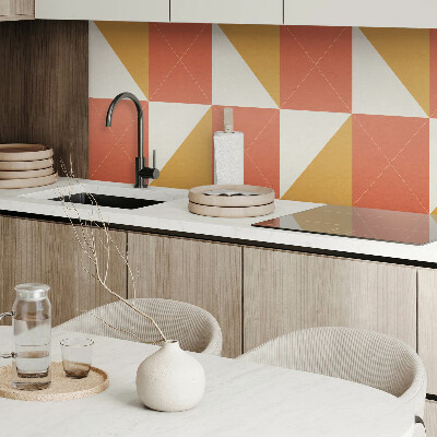 Rev?tement mural Motifs géométriques chaleureux