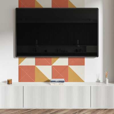 Rev?tement mural Motifs géométriques chaleureux