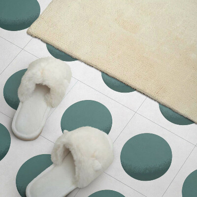 Panneau mural Cercles géométriques dans une grille