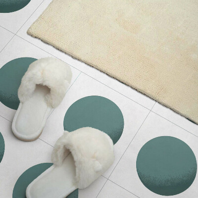 Panneau mural Cercles géométriques dans une grille