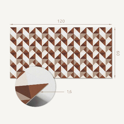 Rev?tement mural Géométrie triangulaire dans un style moderne