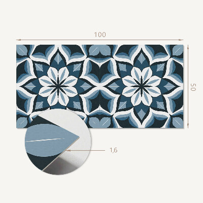 Rev?tement mural Harmonie florale en symétrie