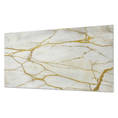 Panneau décoratif mural Motif en marbre avec des veines subtiles