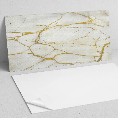 Panneau décoratif mural Motif en marbre avec des veines subtiles