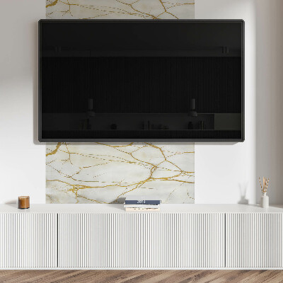 Panneau décoratif mural Motif en marbre avec des veines subtiles