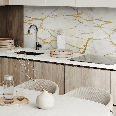 Panneau décoratif mural Motif en marbre avec des veines subtiles