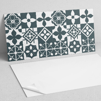 Panneau mural Motifs géométriques dans les carreaux