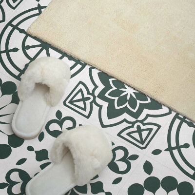 Panneau décoratif mural Motif floral-géométrique