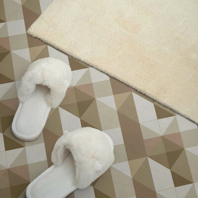 Panneau décoratif mural Formes terreuses dans un style géométrique