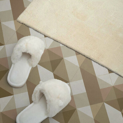 Panneau décoratif mural Formes terreuses dans un style géométrique