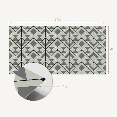 Rev?tement mural Motif losange de style géométrique