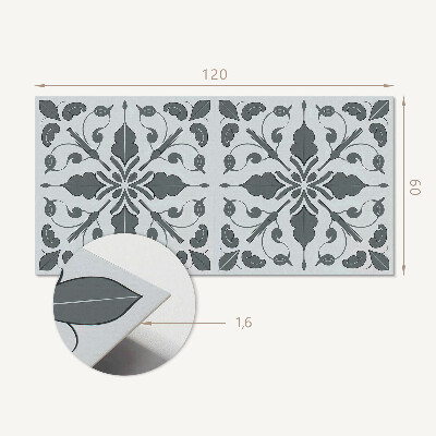 Rev?tement mural Un motif végétal en symétrie harmonieuse